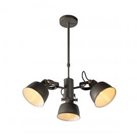 Lampadario in metallo verniciato