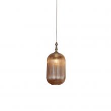 Lampada a sospensione con struttura in metallo dipinto